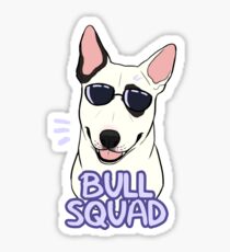 BULL SQUAD (white piebald) Sticker