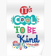 Póster Es genial ser amable - póster