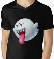 Ghost King Boo, the villain Men's V-Neck T-Shirt