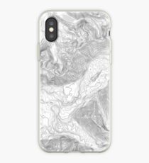 NORTH BEND TOPO MAP LICHT iPhone-Hülle & Cover