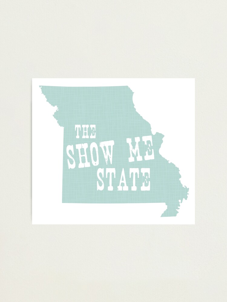 "Missouri State Motto Slogan" Photographic Print by surgedesigns