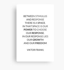 VIKTOR FRANKL QUOTE Metal Print