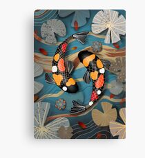 Koi Watergarden Canvas Print