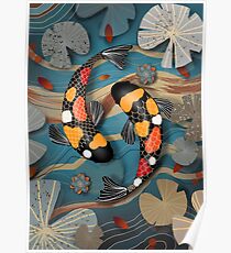 Koi Watergarden Poster