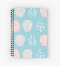 Cuaderno de espiral Brainy Pastel Pattern (Awesome Pastel Brains)