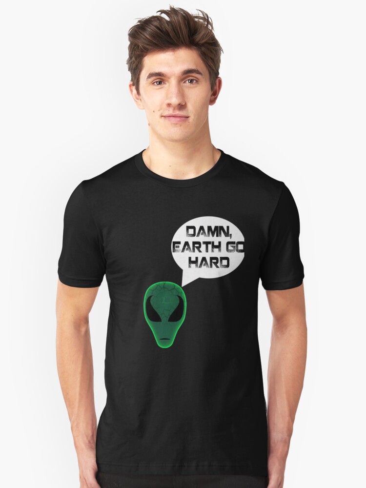 funny alien t shirt