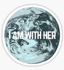 I AM WITH HER Sticker