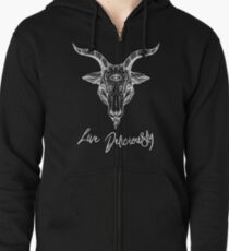 Black Phillip die Ziege - Lebe köstlich Kapuzenjacke