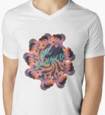Demarco Flower Men's V-Neck T-Shirt
