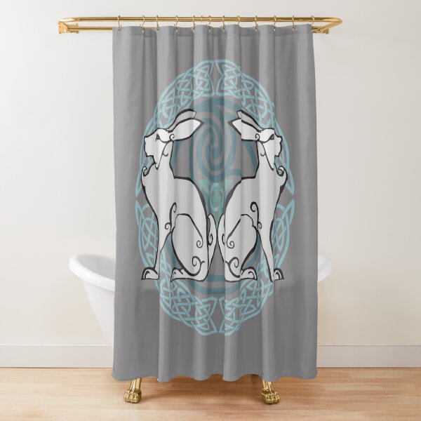 Spring Moon in Ostara Shower Curtain