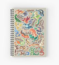 Mini dragon compendium Spiral Notebook