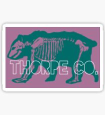 thorpe co Sticker