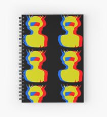 Mituna Captor Shadow Design Spiral Notebook