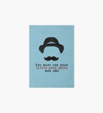 Agatha Christie: Hercule Poirot - Little Grey Cells (Light Blue) Art Board