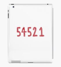 54521 Red iPad Case/Skin