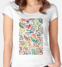 Mini dragon compendium Fitted Scoop T-Shirt