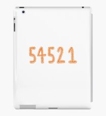 54521 Orange iPad Case/Skin