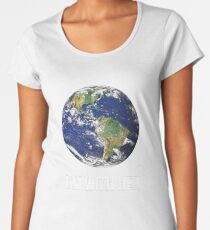 I'm With Her Mother Earth Women's Premium T-Shirt