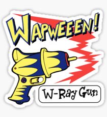 Raygun W Sticker