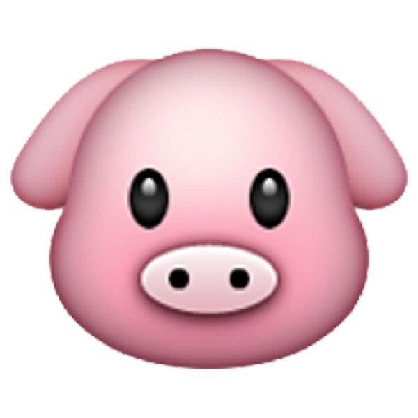 "Pig Emoji" by honourablevomit Redbubble