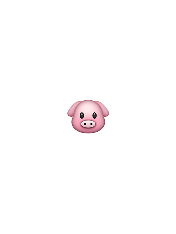 "Pig Emoji" Stickers by honourablevomit Redbubble