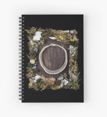 Tarot of Bones - Magician Spiral Notebook