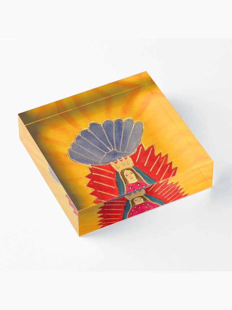 Alternate view of Our Lady of Guadalupe Acrylic Block