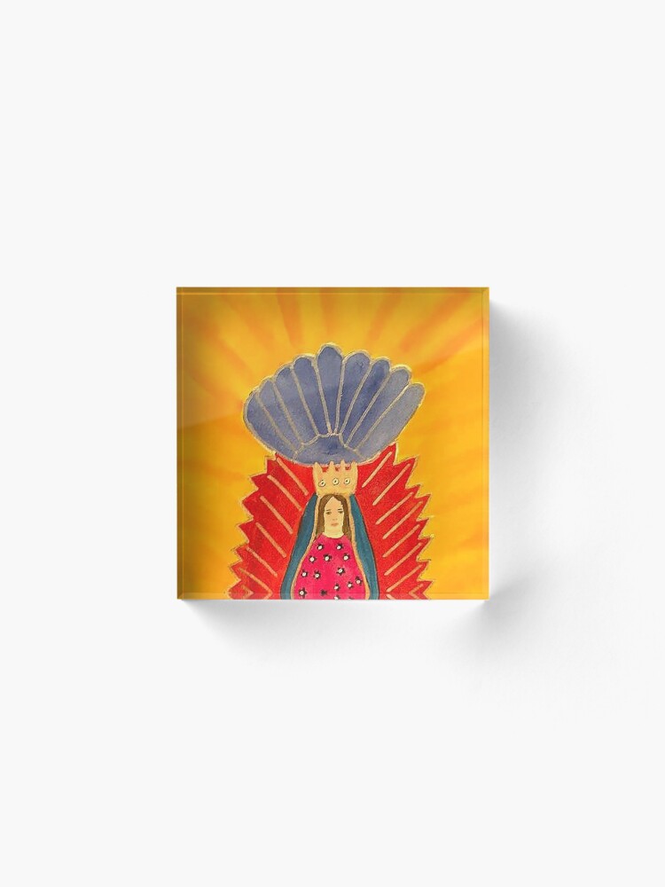 Alternate view of Our Lady of Guadalupe Acrylic Block