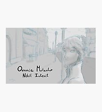 Omnia Mutantur Nihil Interit Photographic Print