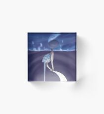 The Moon - Breathe In Acrylic Block