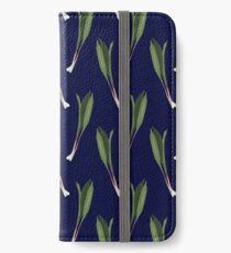 Wild Ramps | Leek Onions Repeating Pattern iPhone Wallet/Case/Skin