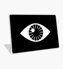 Eyes Wide Open - on Black Laptop Skin