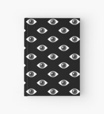 Eyes Wide Open - on Black Hardcover Journal