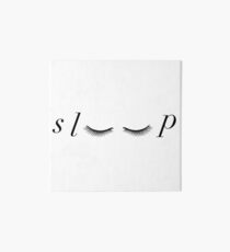 Sleep Eyelashes Text / Typeography Art Board