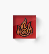 Firebending - Avatar the Last Airbender Acrylic Block