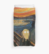 Rick and Morty The Scream Duvet Cover