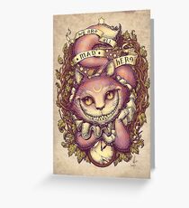 CHESHIRE CAT Greeting Card