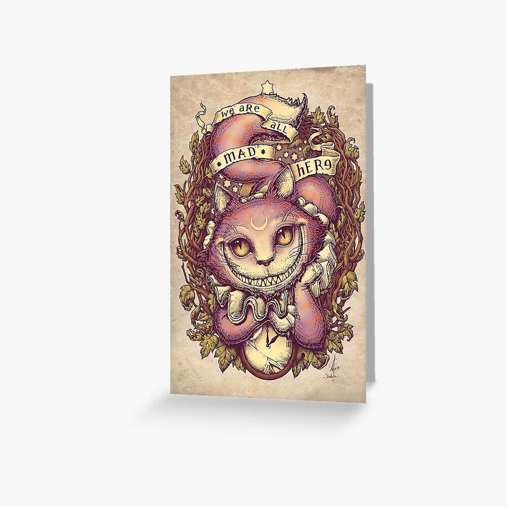 CHESHIRE CAT Greeting Card