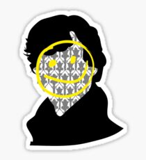 Sherlock Smiley Face Sticker