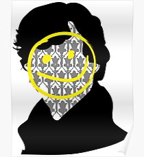 Sherlock Smiley Face Poster