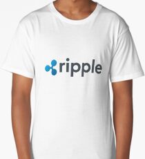 Ripple Crypto Currency Long T-Shirt