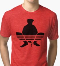 squatting gopnik logo Tri-blend T-Shirt