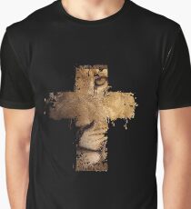 Lion Cross Christian Graphic T-Shirt