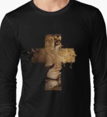 Lion Cross Christian Long Sleeve T-Shirt