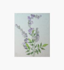 Purple Tiny Flowers Art Board