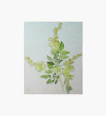 Yellow Tiny Flowers Art Board