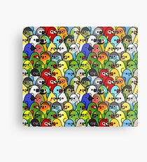 Too Many Birds! Bird Squad 1 Metal Print