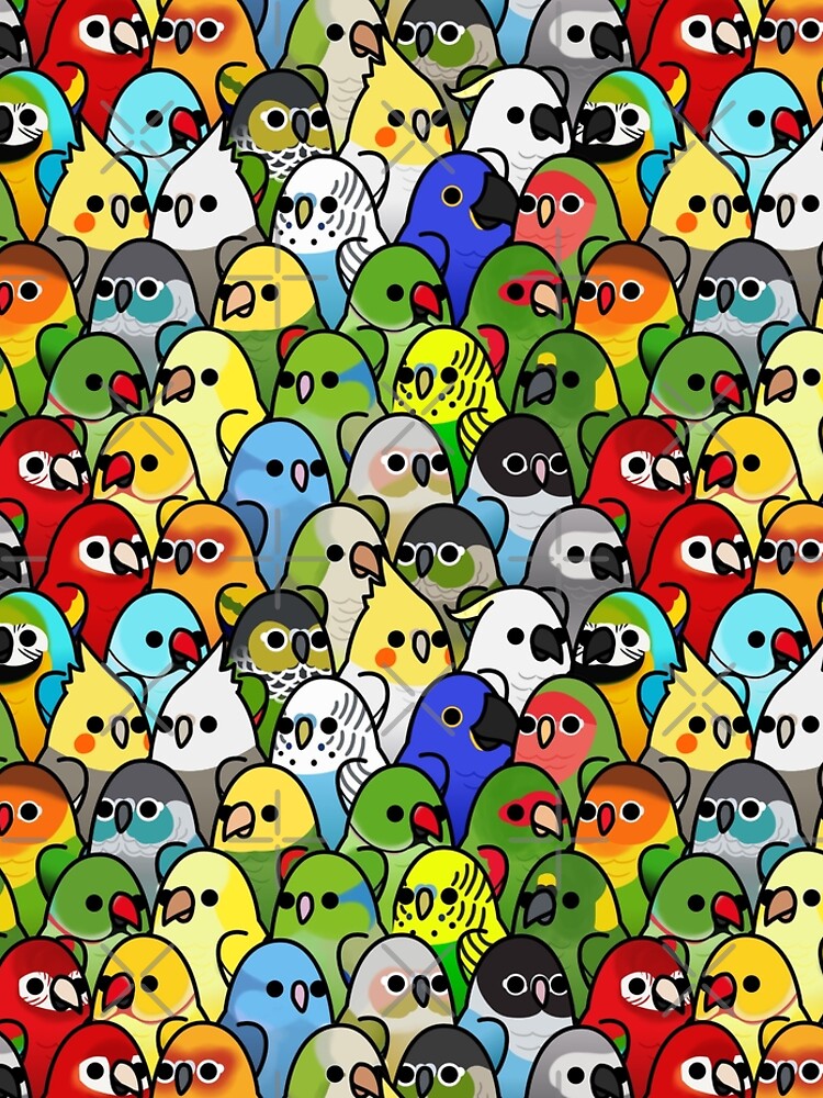 Too Many Birds! Bird Squad Classic by MaddeMichael