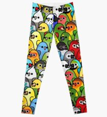 Too Many Birds! Bird Squad 1 Leggings