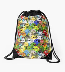 Too Many Birds! Bird Squad 1 Drawstring Bag